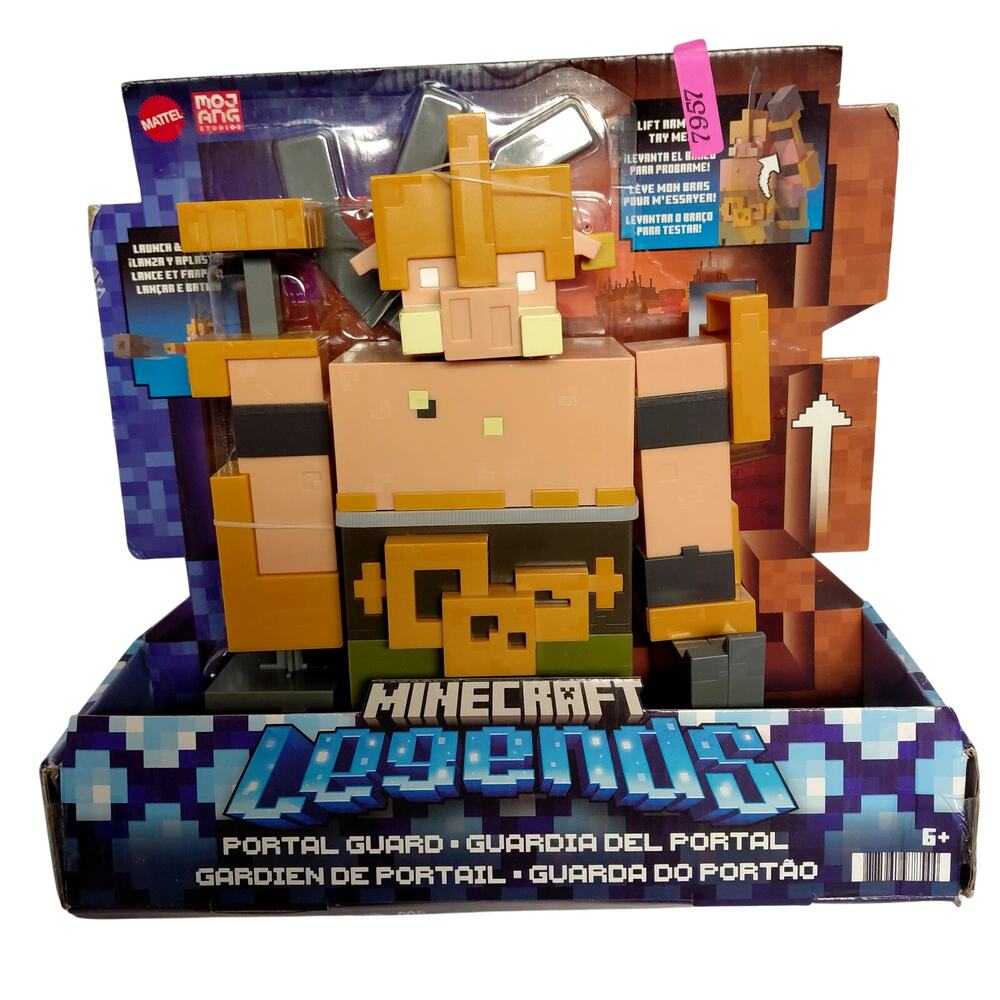 Minecraft Legends Portal Guard Action Figure, Attack Action & Accessory, NWT